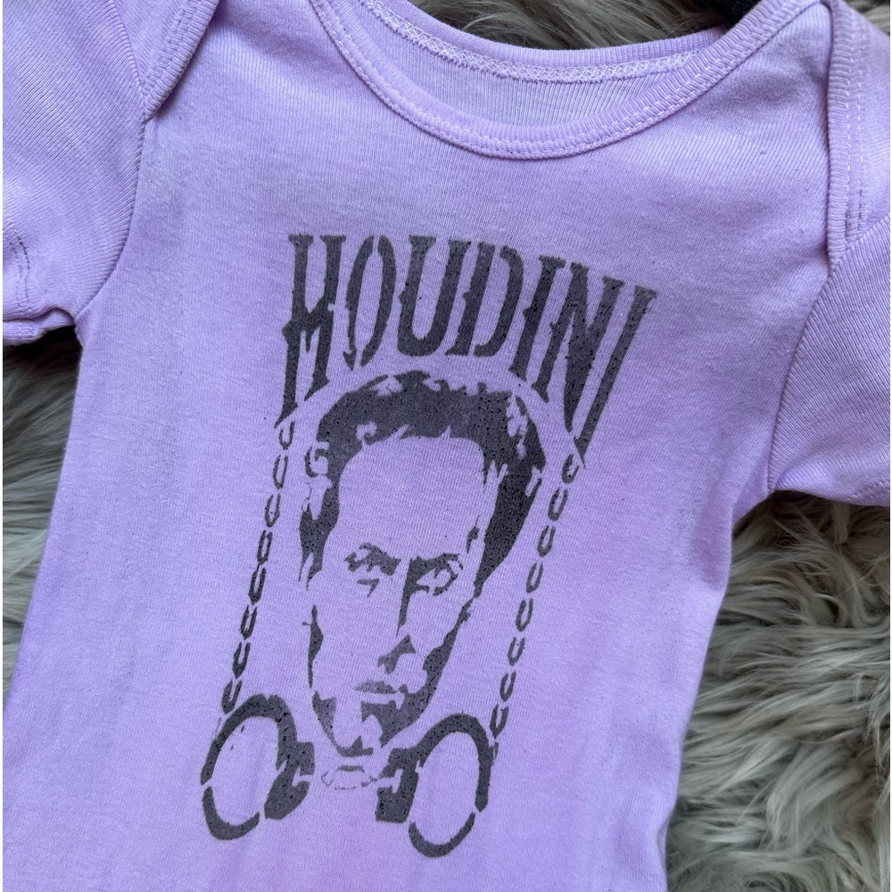 HOUDINI magical magician funny poop baby onesie 18M